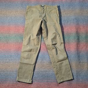 Todd Snyder Men's Olive Green Drawstring Chinos XS